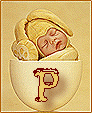 Alfabetten Baby 11 Letter P,