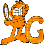 Alfabetten Garfield ijdel 