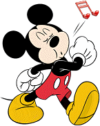 Alfabetten Mickey mouse 4 Letter P