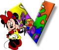 Minnie mouse Alfabetten 