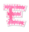 Alfabetten Roze paaskonijntje Letter E