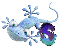 Alfabetten Salamander met glitters 
