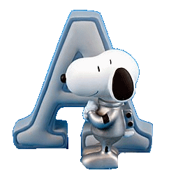 Alfabetten Snoopy 2 Letter A
