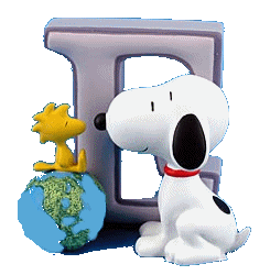 Alfabetten Snoopy 2 Letter E