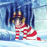 Anime One piece Luffy Is Verdrietig