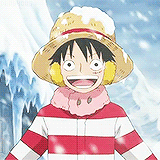 Anime One piece Luffy Is Blij