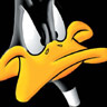 Cartoons Avatars Loony tones Daffy Duck Kijkt Boos