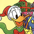 Disney Donald duck Avatars Donald Duck Met Kerst Cadeaus