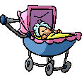 Baby plaatjes Kinderwagen 