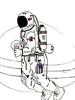 Beroepen plaatjes Astronauten 