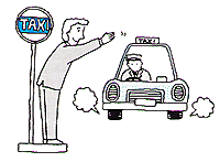 Beroepen plaatjes Taxichauffeur 