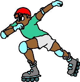 Cliparts Activiteiten Skaten 