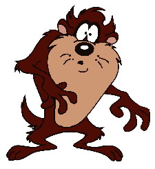 Cliparts Cartoons Tasmanian devil 