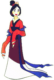 Cliparts Disney Mulan Japanse Geisha