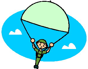 Sport Cliparts Parachuut springen Parachute Springen