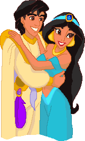 Disney plaatjes Aladin Prins Ali En Prinses Jasmine
