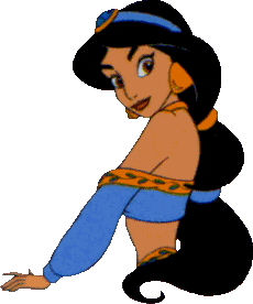 Disney plaatjes Aladin Prinses Jasmine Kijkt Lief