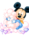 Baby disney Disney plaatjes Baby Mickey Knuffeld Wolk