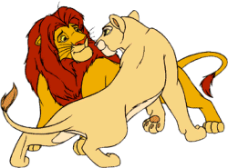 De leeuwenkoning Disney plaatjes Simba En Nala Leeuwenkoning