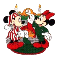 Disney plaatjes Disney kerst Miney En Mickey Mouse Kerst