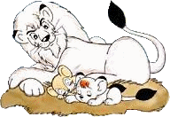 Disney plaatjes Kimba de witte leeuw 