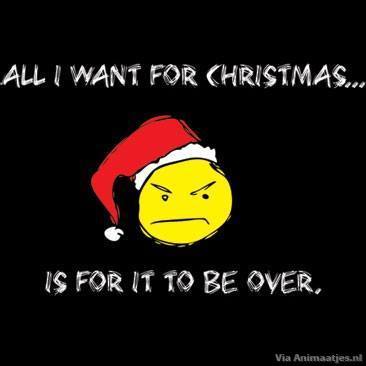 Facebook plaatjes Kerst humor All I Want For Christmas