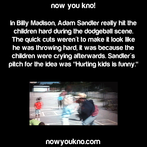 Gif Filmsterren Adam Sandler Billy Madison Norm Macdonald » Animaatjes.nl