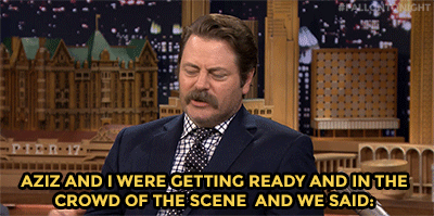 Nick Offerman GIF. Grappig Tv Gifs Filmsterren Nick offerman Advies Ron swanson Nbc Parks and recreation 
