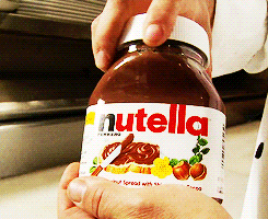 Nutella GIF. Eten en drinken Chocolade Dessert Voedsel Gifs Nutella Of iets 