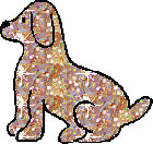 Honden Glitter plaatjes 