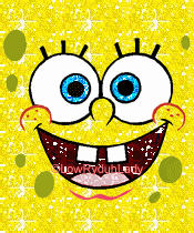Spongebob Glitter plaatjes 