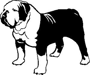 Honden plaatjes Bulldog 