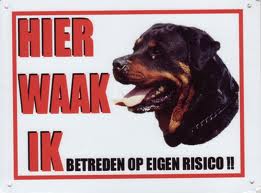 Honden plaatjes Waakhond 