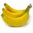 Banaan Icons Icon plaatjes Drie Kromme Gele Bananen