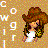 Icons Icon plaatjes Cow girl 