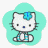 Hello kitty Icons Icon plaatjes Hello Kitty Blauw