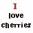 Kersen Icons Icon plaatjes I Love Cherries