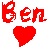 Icon plaatjes Naam icons Ben 