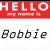 Icon plaatjes Naam icons Bobbie 