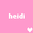 Icon plaatjes Naam icons Heidi 