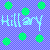 Icon plaatjes Naam icons Hillary Paarse Met Groene Stippen Hillary Icon