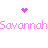 Icon plaatjes Naam icons Savannah Naamanimatie Savannah Hartje