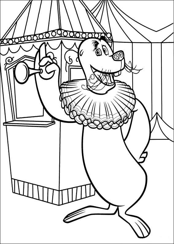 madagascar 3 gia coloring pages - photo #19