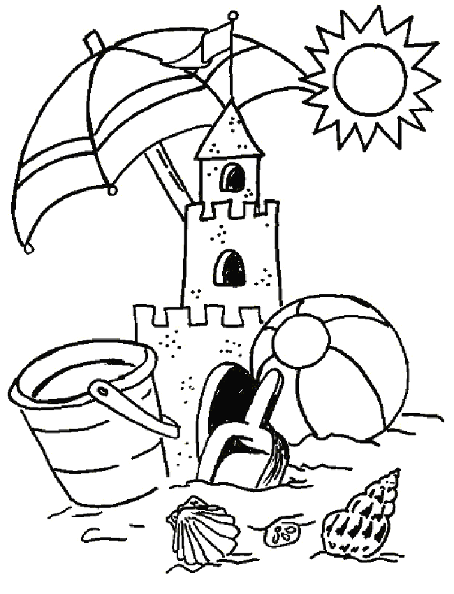 Kleurplaat Zomer Vakantie 187 Animaatjes Nl