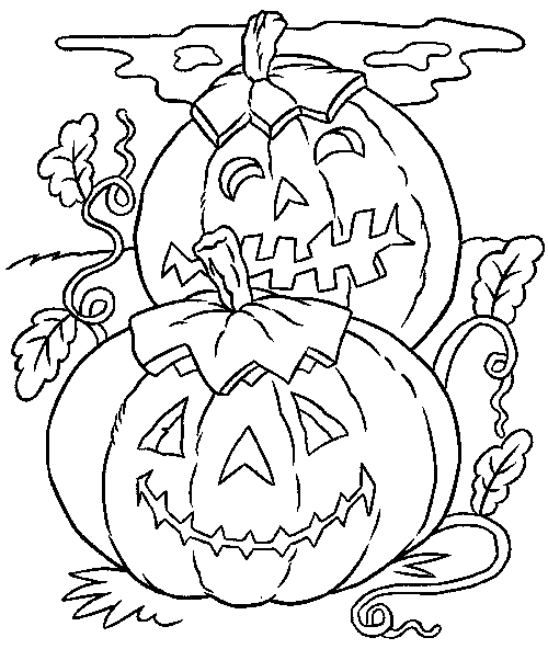 kaboose coloring pages halloween pumpkins - photo #22