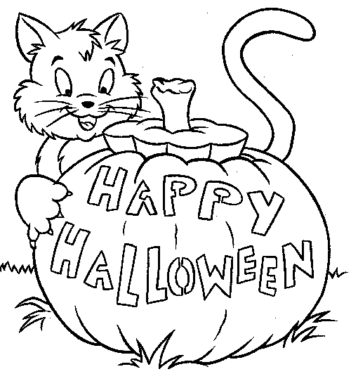 halloween cat coloring pages art istock - photo #9