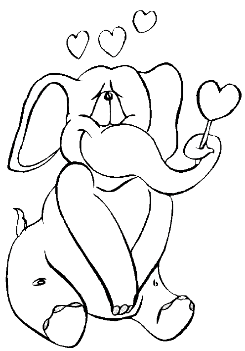 v is for valentine coloring pages - photo #34