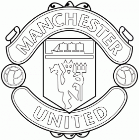 man utd crest coloring pages for children - photo #11