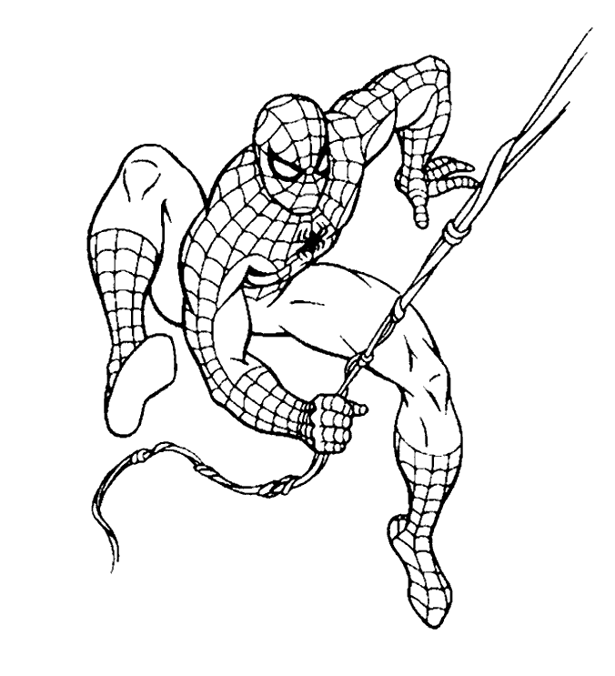 ultimate spiderman coloring pages to print - photo #34