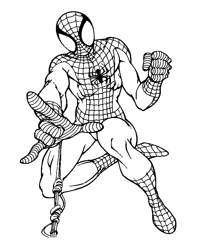 ultimate spiderman coloring pages to print - photo #36